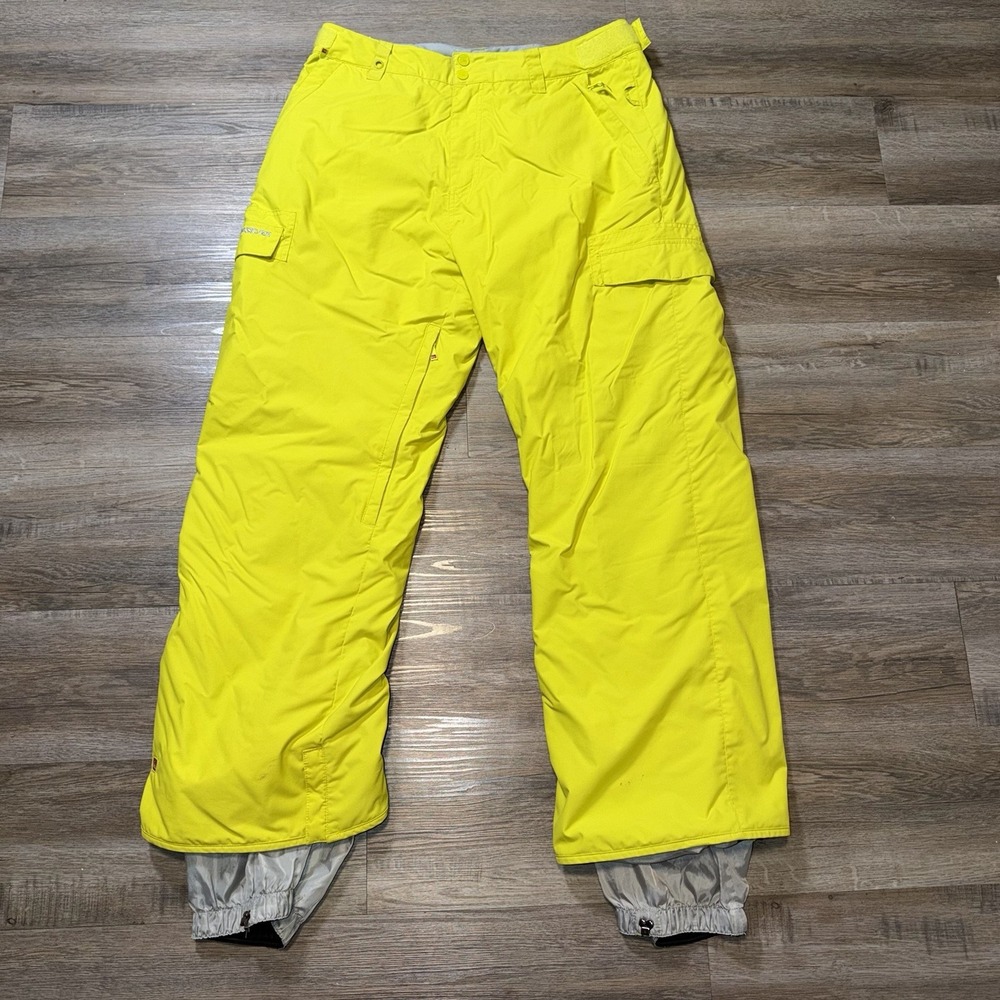 QuickSilver Utility Quiktech 8,000MM Snowboarding Pants Mens Large